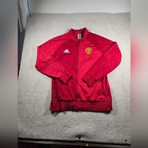 Adidas Red Manchester United Track Jacket